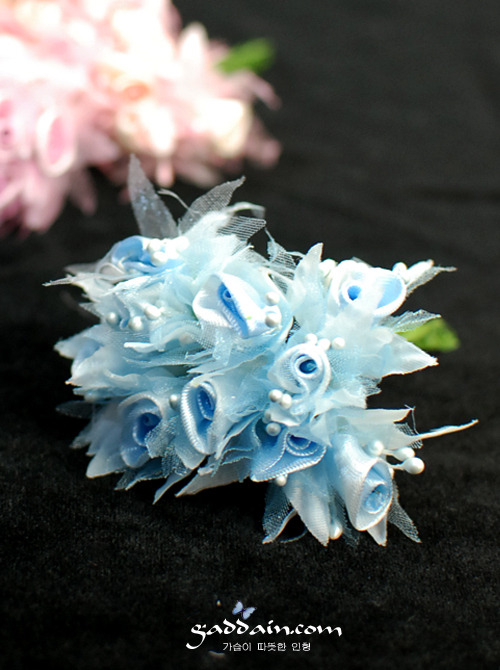꽃씨망사(블루/높이10cm)